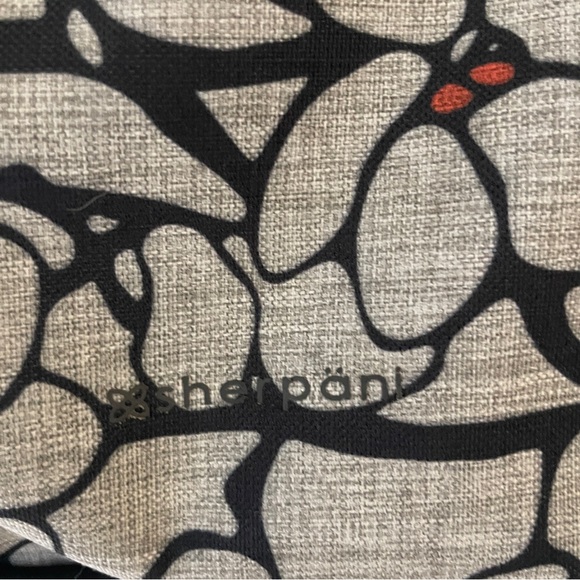 Sherpani Black and Gray Print Laptop Backpack - Picture 3 of 7